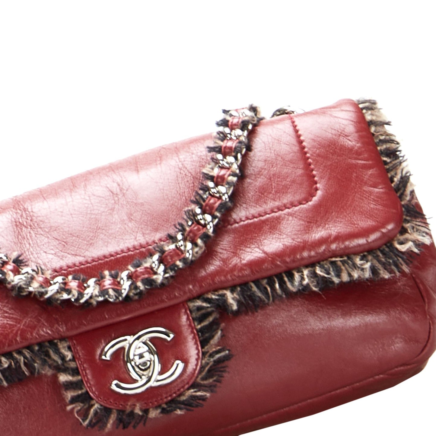 Chanel Funny Tweed Flap Shoulder Bag (SHG-exYowG)