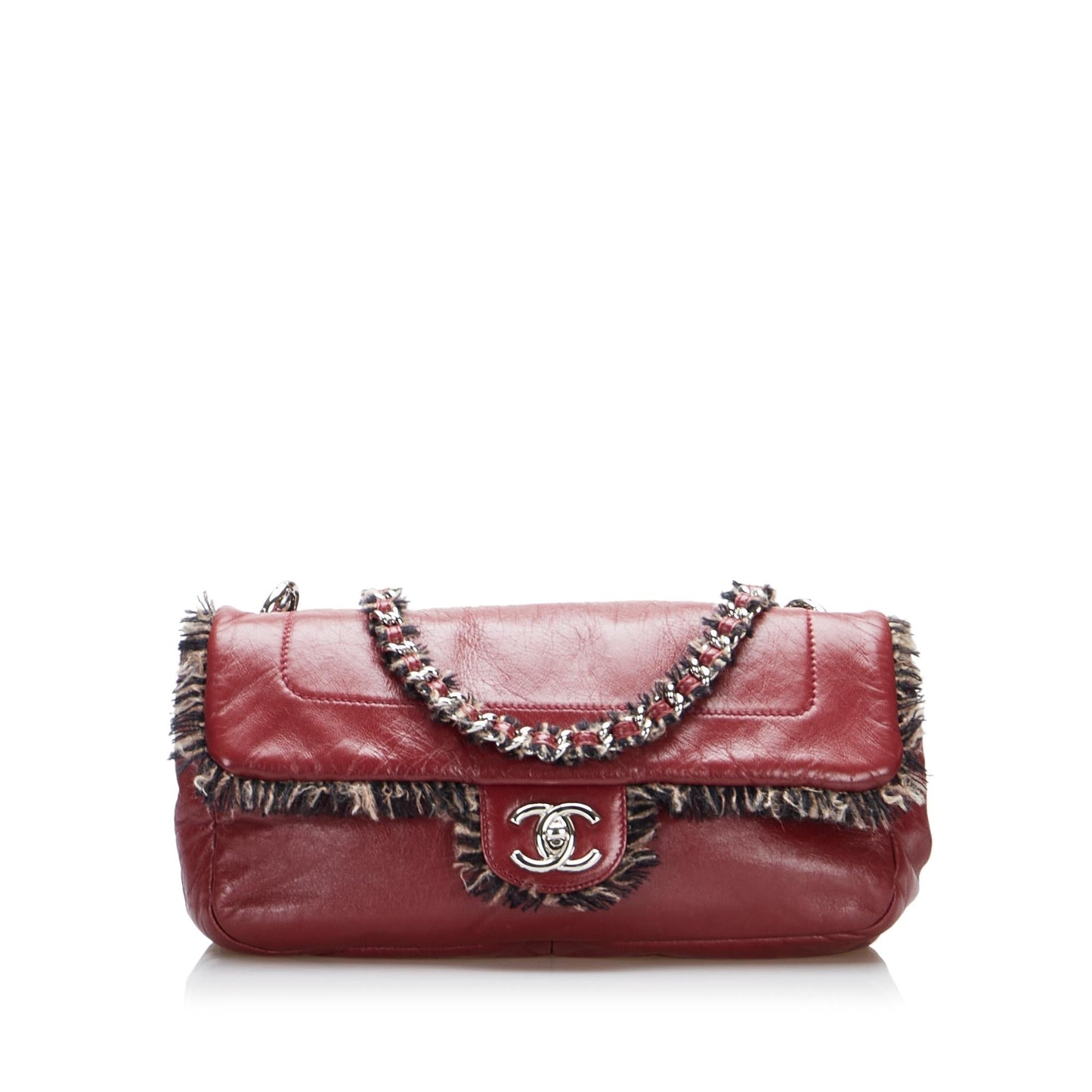 Chanel Funny Tweed Flap Shoulder Bag (SHG-exYowG)