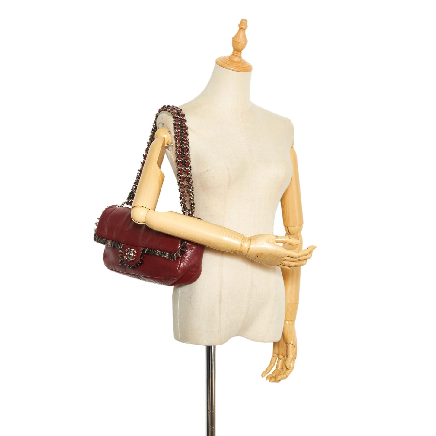 Chanel Funny Tweed Flap Shoulder Bag (SHG-exYowG)