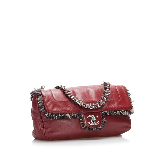 Chanel Funny Tweed Flap Shoulder Bag (SHG-exYowG)