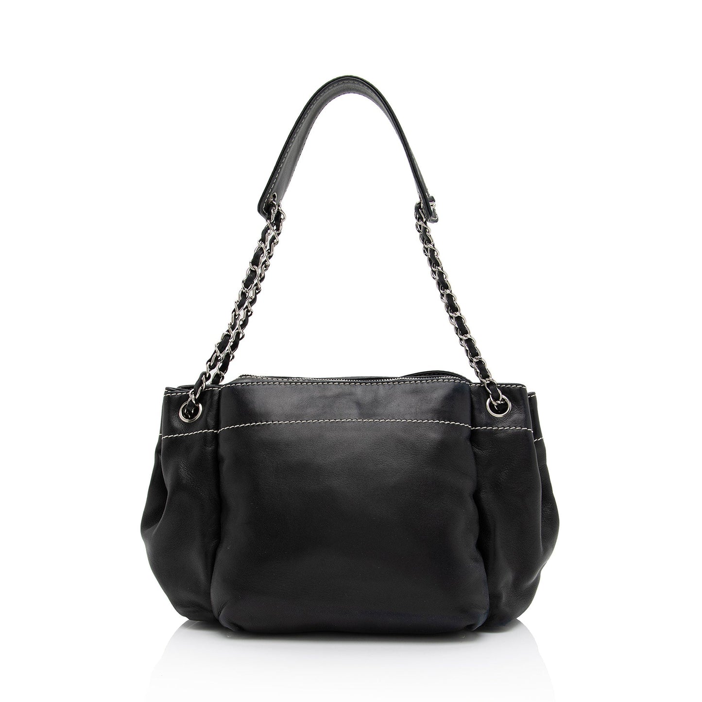 Chanel Lambskin LAX Accordion Shoulder Bag (SHF-WhynN4)