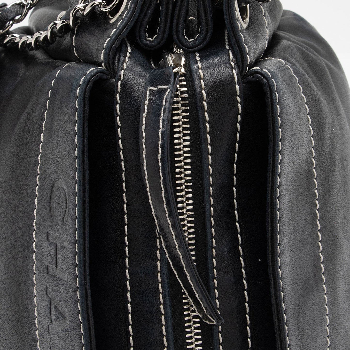 Chanel Lambskin LAX Accordion Shoulder Bag (SHF-WhynN4)