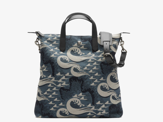 Shopper - Ocean Jacquard/Black