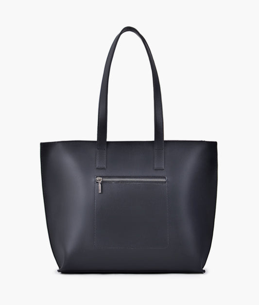 Black long handle Tote Bags