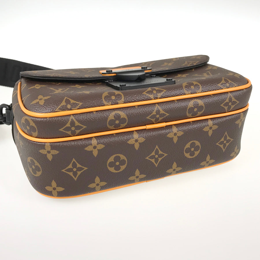 LOUIS VUITTON Monogram Macassar S Lock Messenger M46688 Shoulder bag