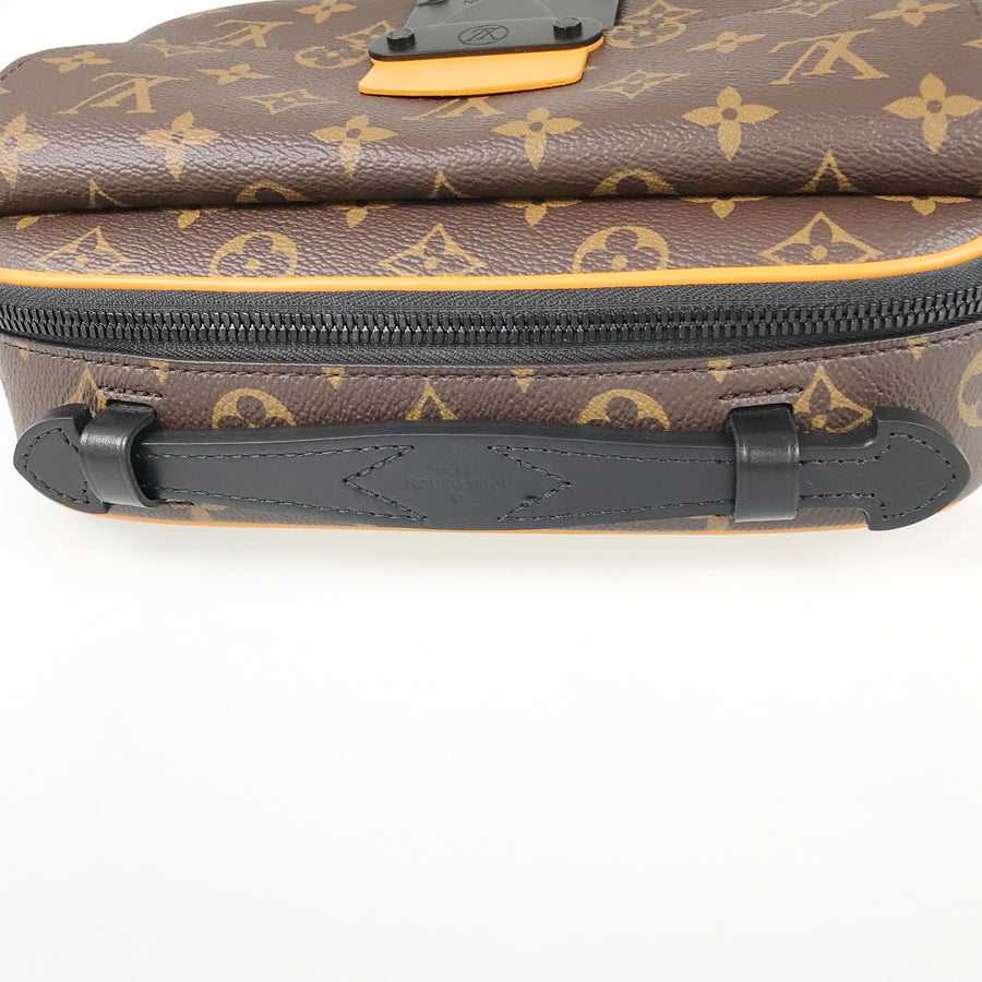 LOUIS VUITTON Monogram Macassar S Lock Messenger M46688 Shoulder bag