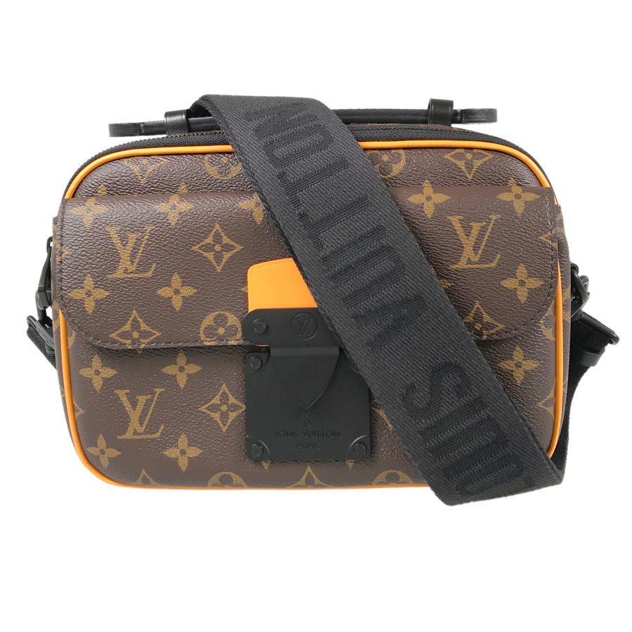 LOUIS VUITTON Monogram Macassar S Lock Messenger M46688 Shoulder bag
