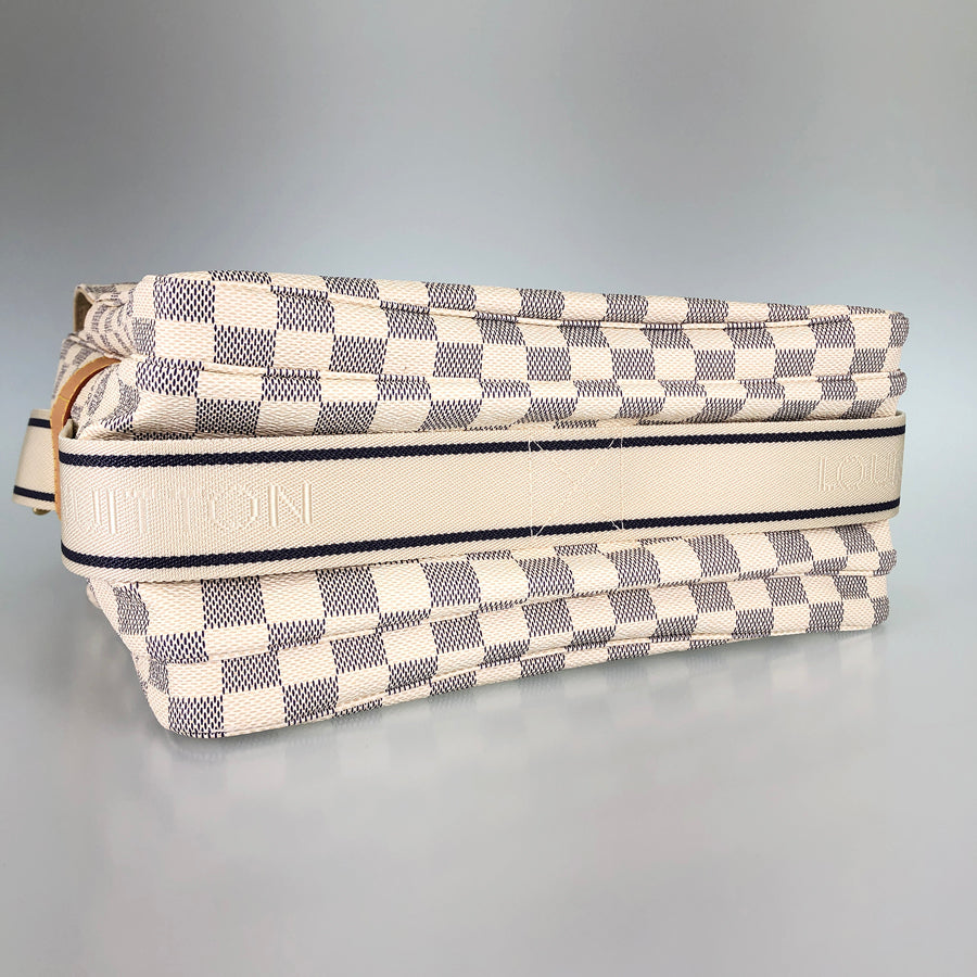 LOUIS VUITTON Damier Azur Naviglio N51189 Shoulder bag