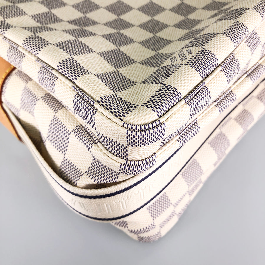 LOUIS VUITTON Damier Azur Naviglio N51189 Shoulder bag