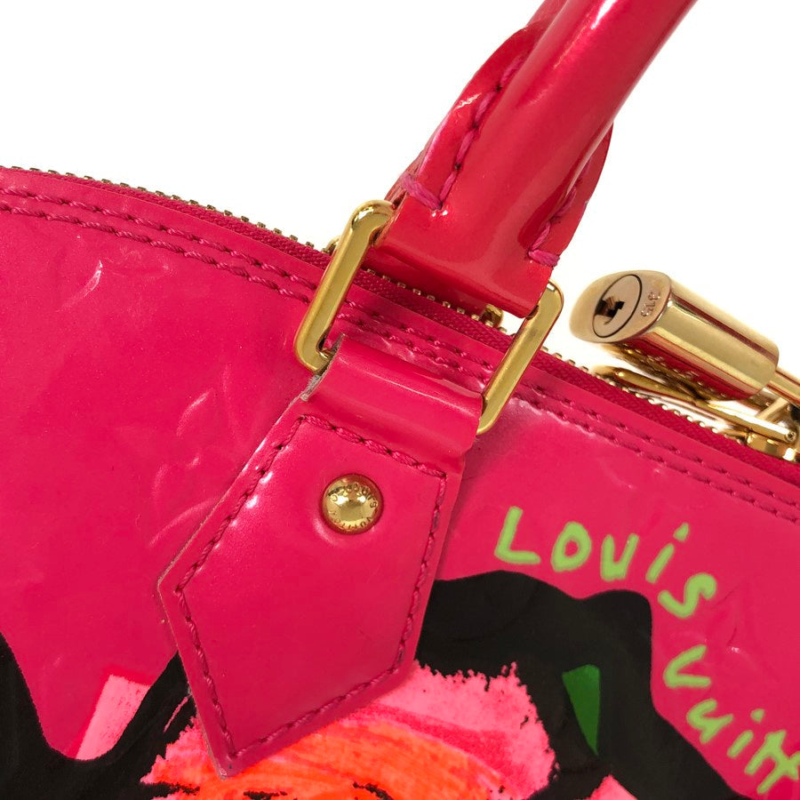 LOUIS VUITTON Vernis Rose Alma MM M93686 Hand bag