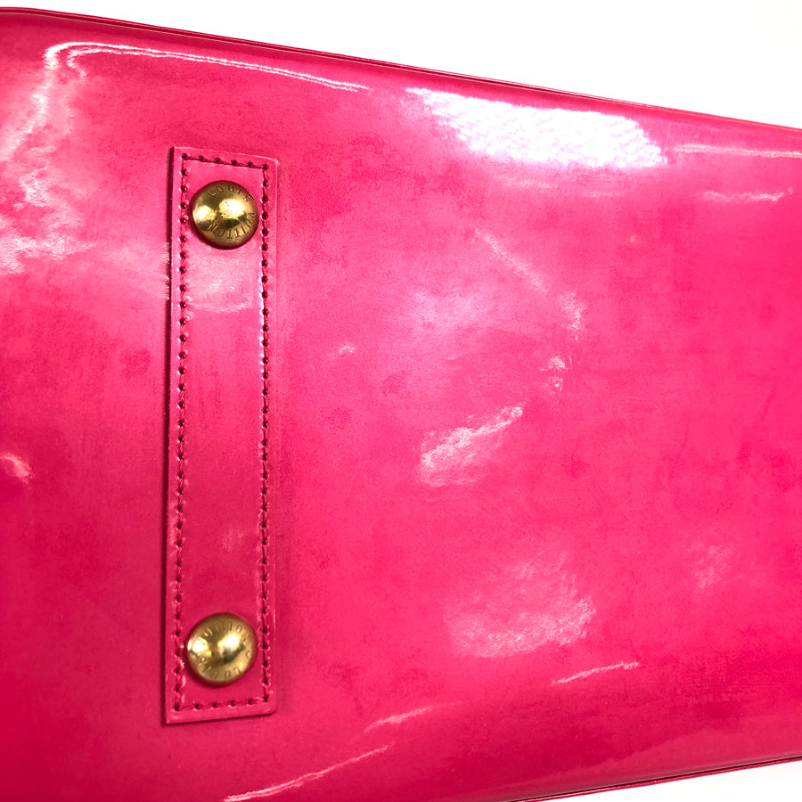 LOUIS VUITTON Vernis Rose Alma MM M93686 Hand bag