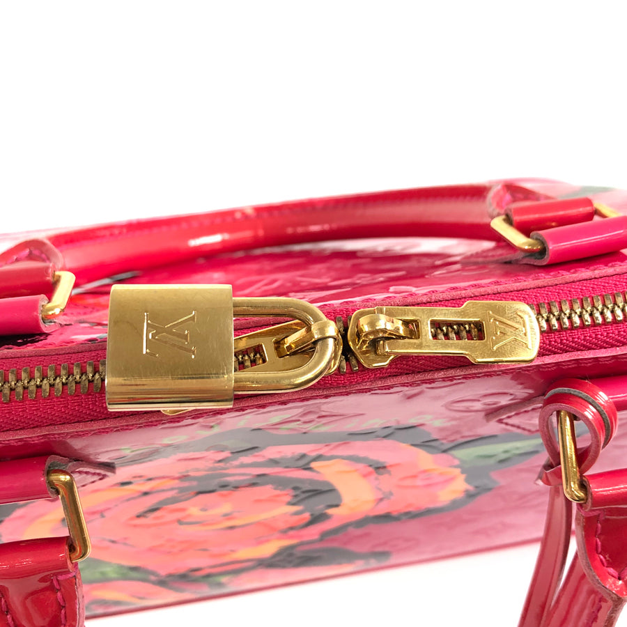 LOUIS VUITTON Vernis Rose Alma MM M93686 Hand bag