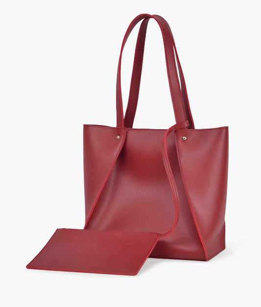 Maroon shopping Tote Bags