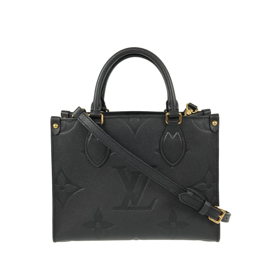 LOUIS VUITTON Monogram Empreinte On the Go PM 2WAY Shoulder Bag Handbag