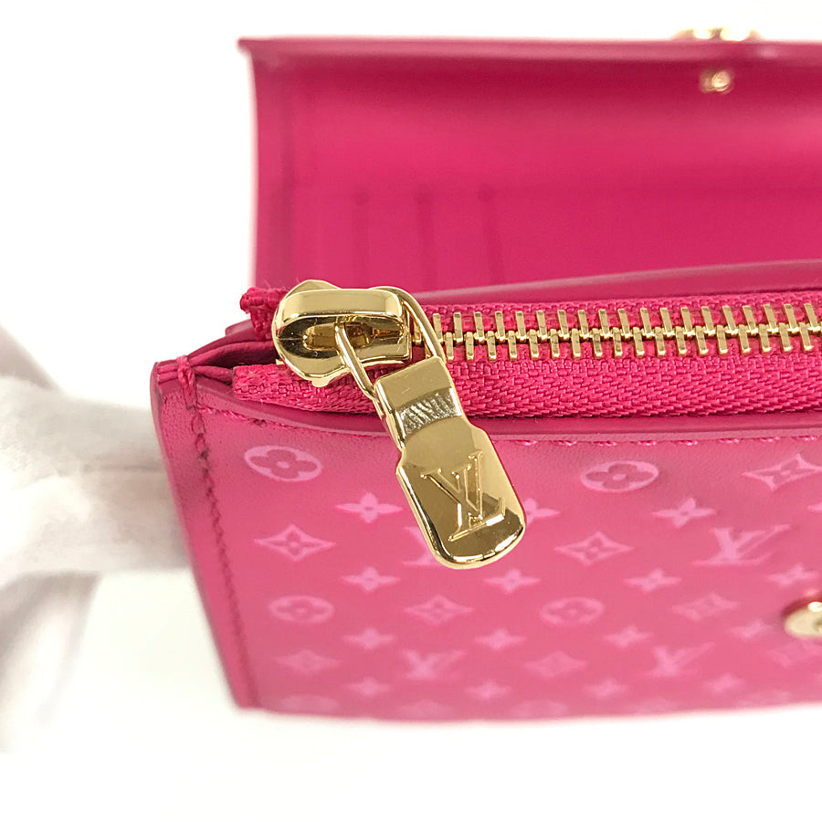 LOUIS VUITTON Nanogram Portefeiulle Victorine Tri-fold wallet