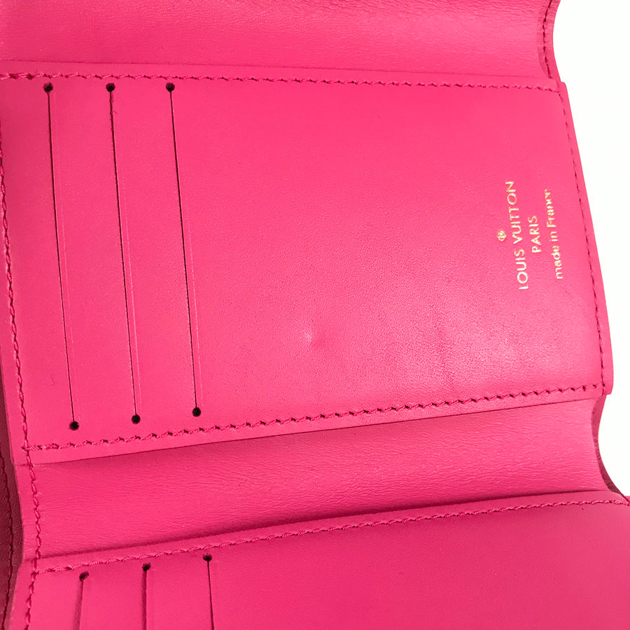 LOUIS VUITTON Nanogram Portefeiulle Victorine Tri-fold wallet