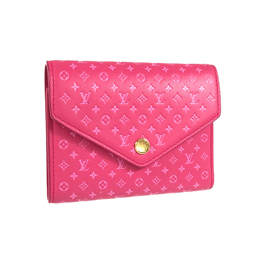 LOUIS VUITTON Nanogram Portefeiulle Victorine Tri-fold wallet