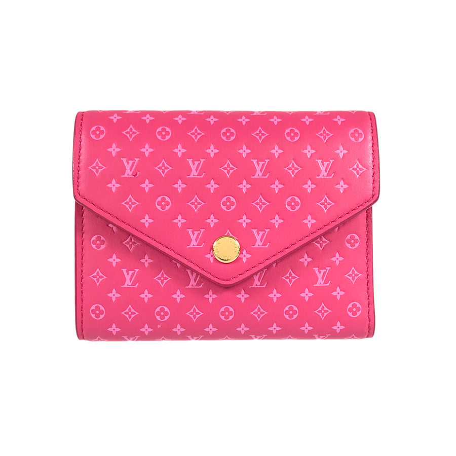 LOUIS VUITTON Nanogram Portefeiulle Victorine Tri-fold wallet
