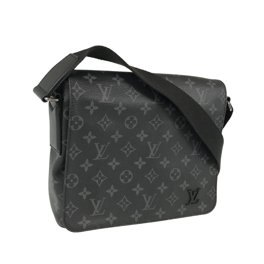 LOUIS VUITTON Monogram Eclipse District PM NM Messenger Shoulder Bag