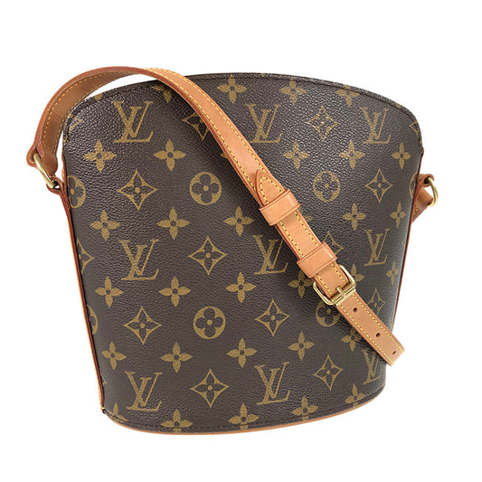 LOUIS VUITTON Monogram Drouot Shoulder Bag