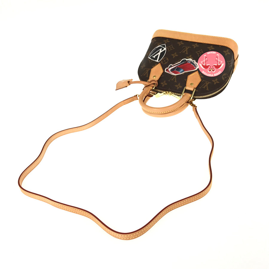 LOUIS VUITTON Monogram World Tour Sticker Alma BB M43230 Hand bag