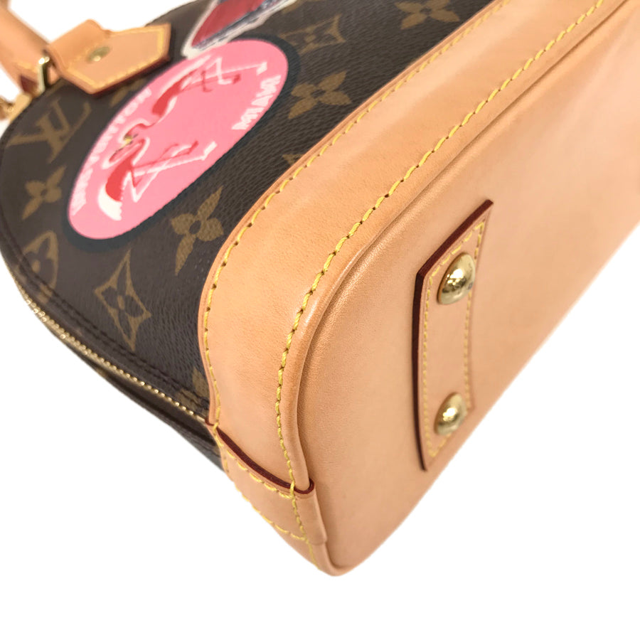 LOUIS VUITTON Monogram World Tour Sticker Alma BB M43230 Hand bag