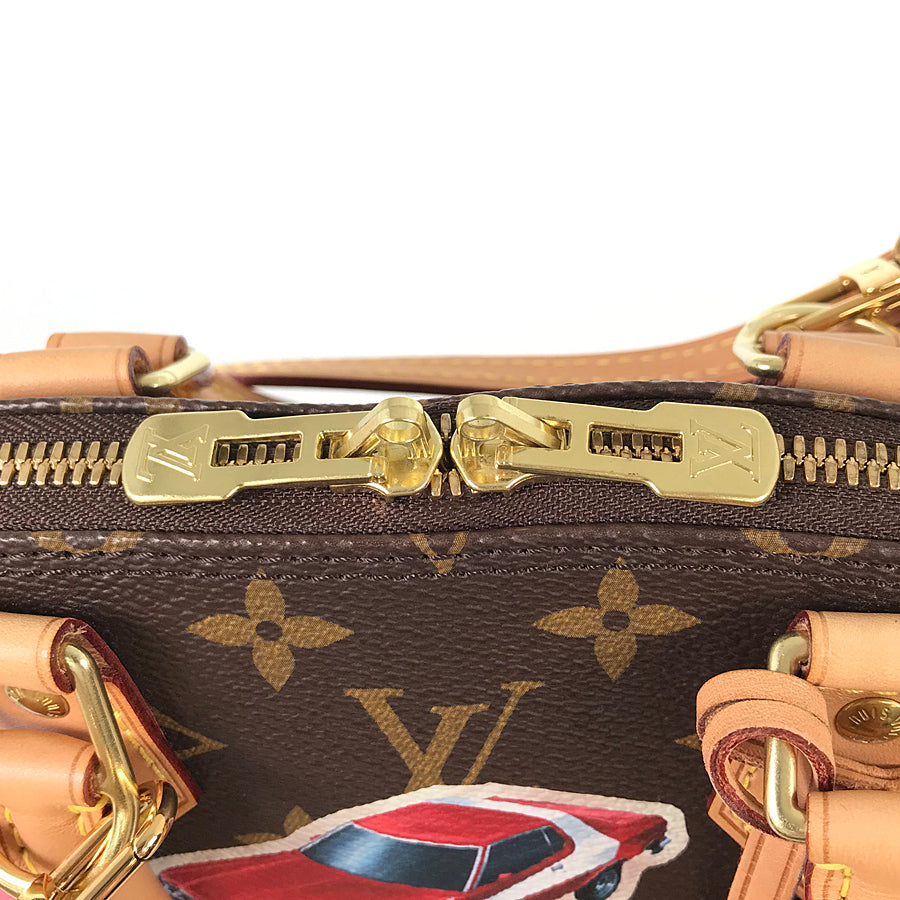 LOUIS VUITTON Monogram World Tour Sticker Alma BB M43230 Hand bag