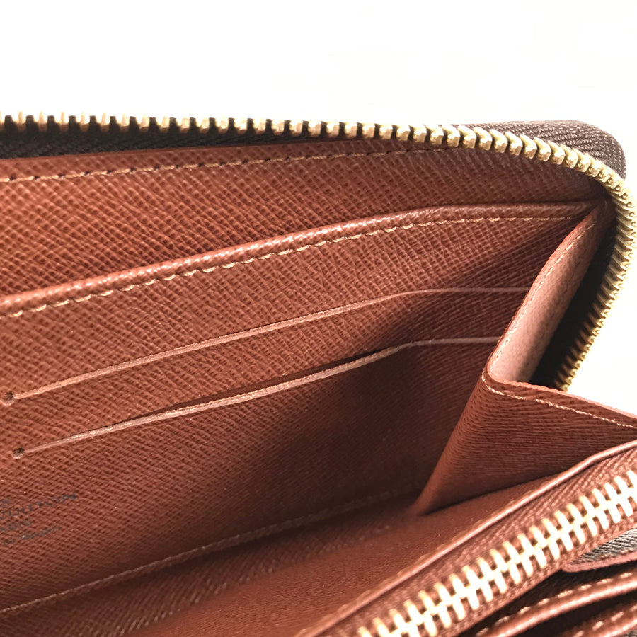 LOUIS VUITTON Monogram zippy wallet purse Zip Around