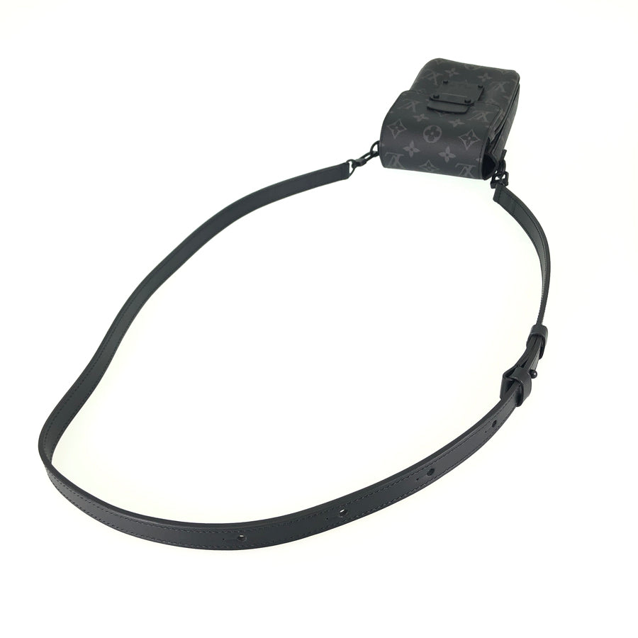 LOUIS VUITTON Monogram Eclipse S Lock Vertical Wearable Wallet M82252 Shoulder bag