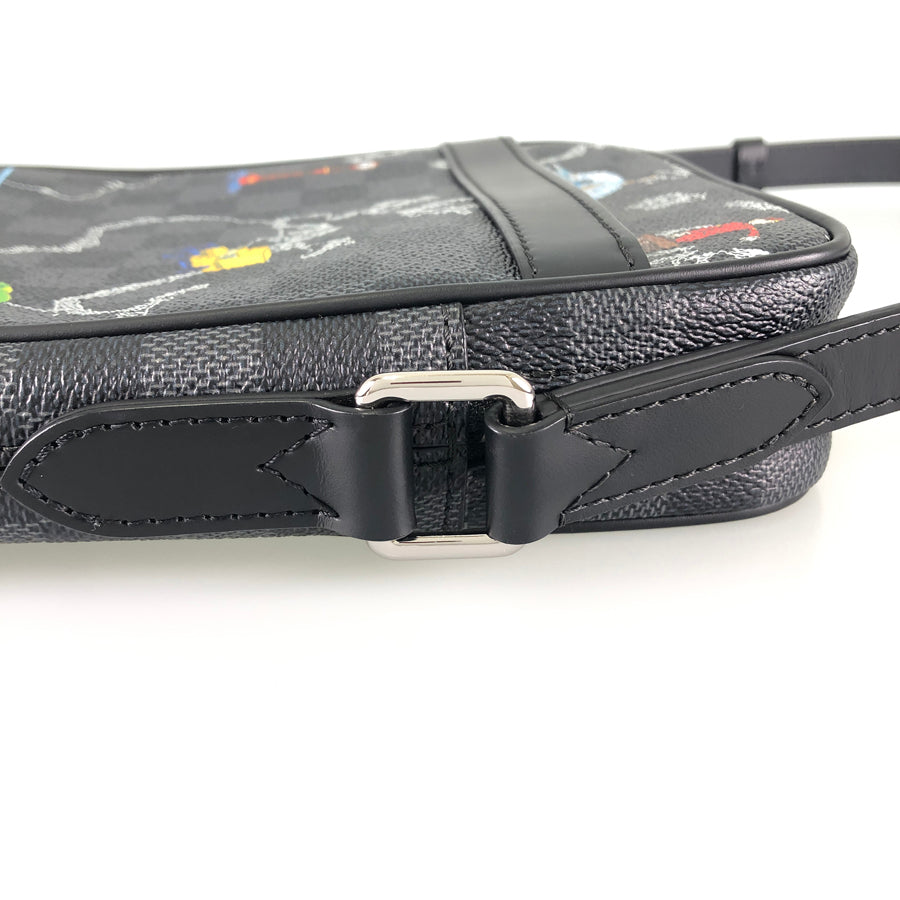 LOUIS VUITTON Damier Graphite Danube PM NM N40239 Shoulder bag