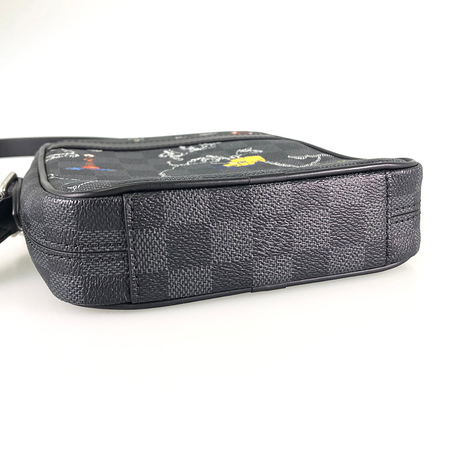 LOUIS VUITTON Damier Graphite Danube PM NM N40239 Shoulder bag