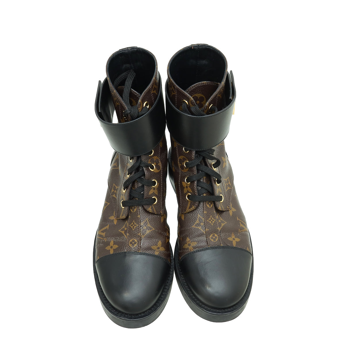 Louis Vuitton Bicolor Monogram Wonderland Flat Ranger Boot 39
