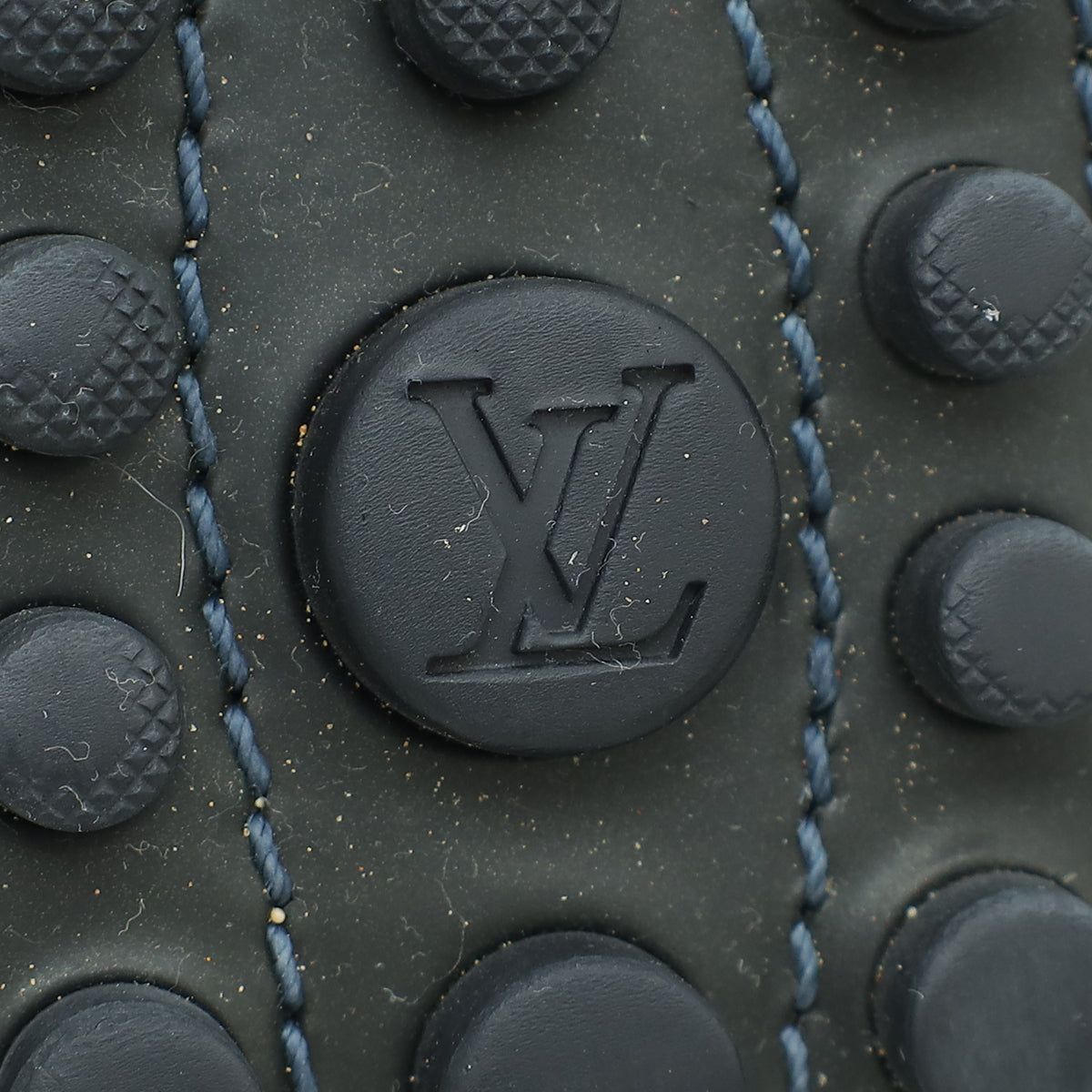 Louis Vuitton Navy Blue Vernis Oxford Loafer 37.5