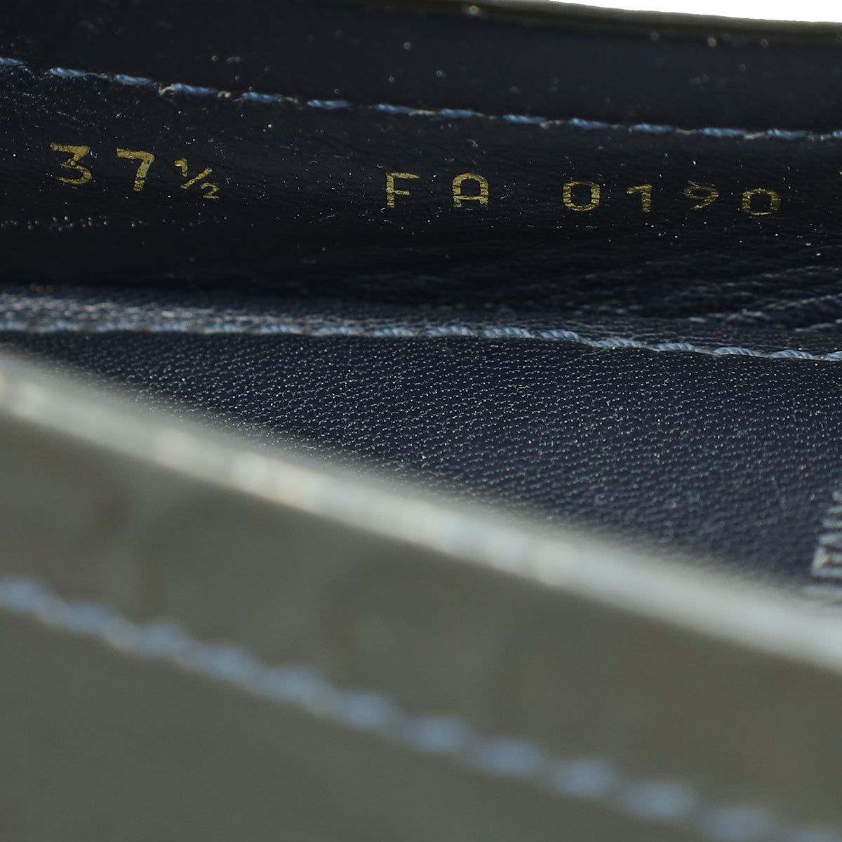 Louis Vuitton Navy Blue Vernis Oxford Loafer 37.5