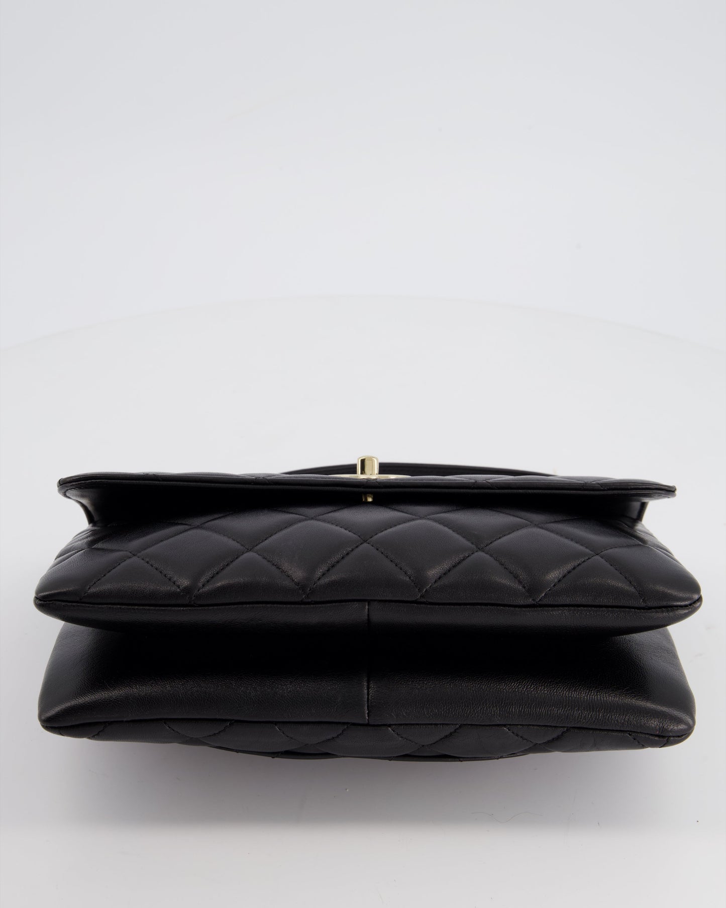 Chanel Black Trendy CC Shoulder Bag in Lambskin Leather with Champagne Gold Hardware