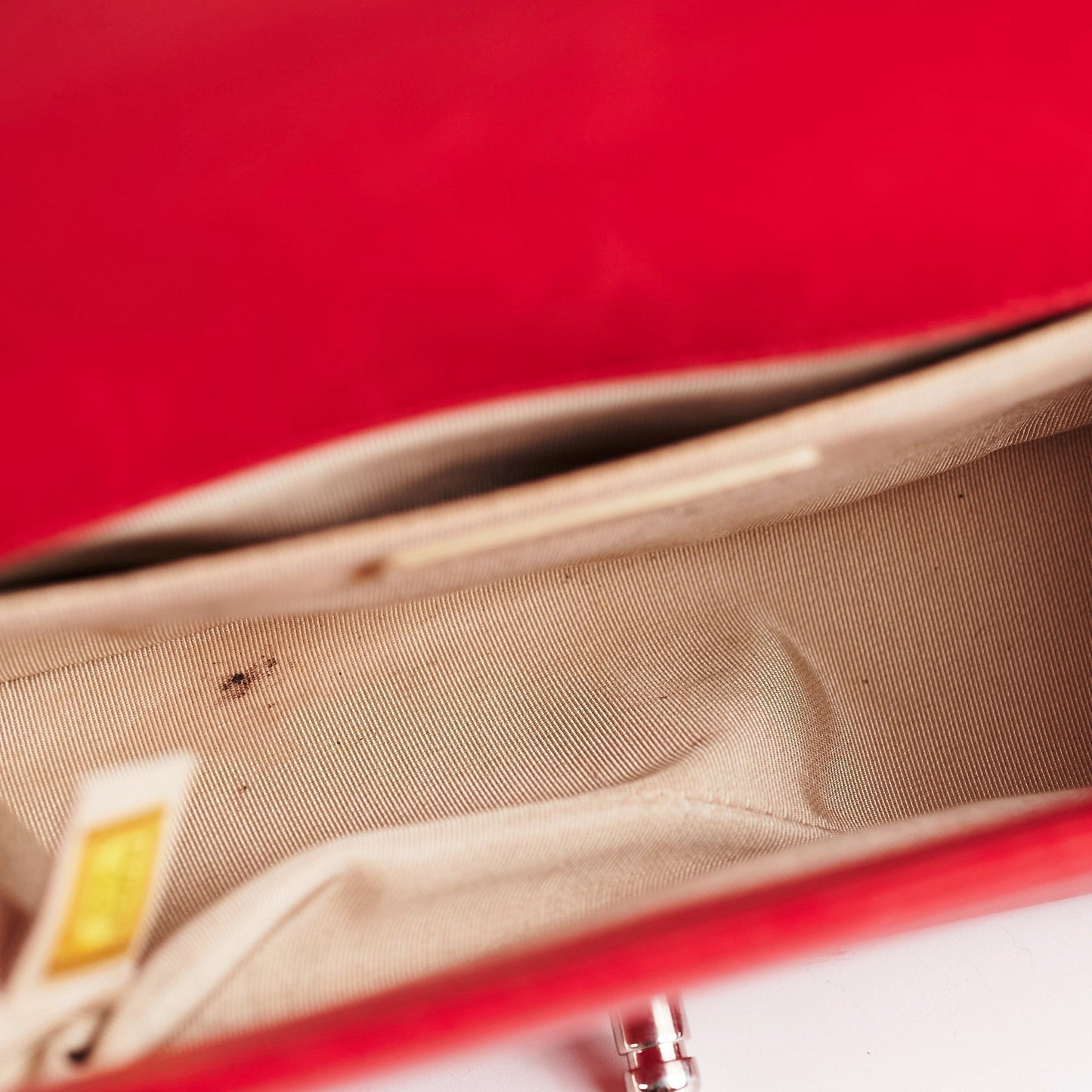 Chanel Old Boy Medium Red Peforated Shoulder Bag