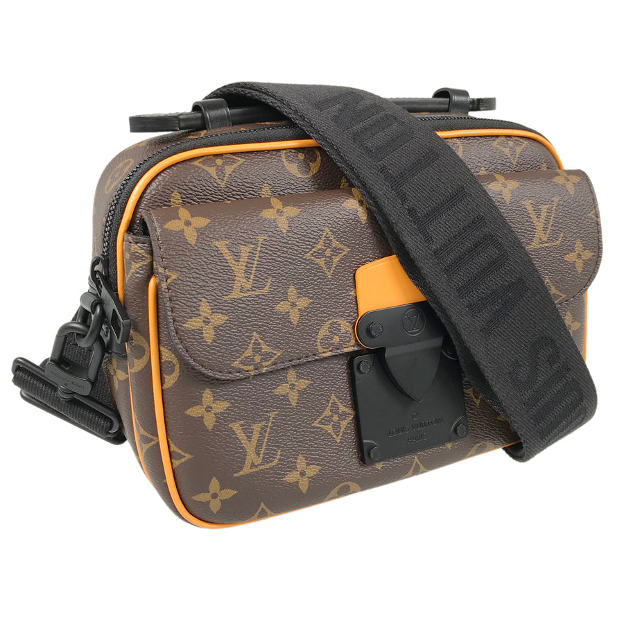 LOUIS VUITTON Monogram Macassar S Lock Messenger M46688 Shoulder bag