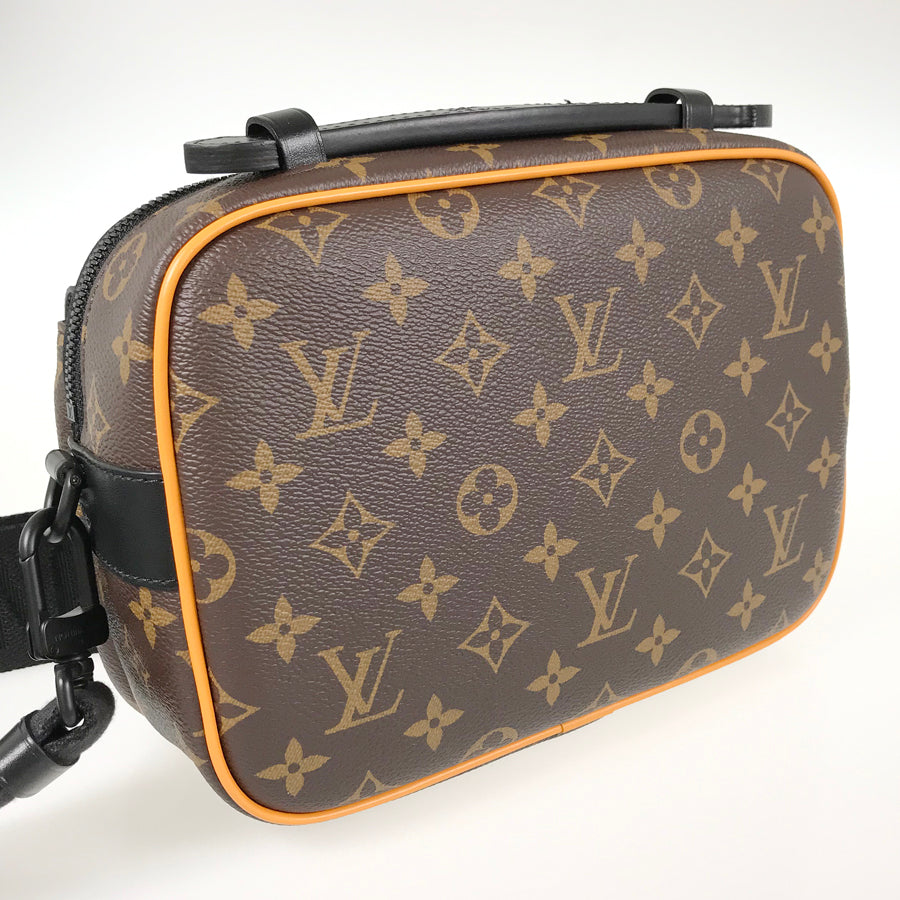 LOUIS VUITTON Monogram Macassar S Lock Messenger M46688 Shoulder bag