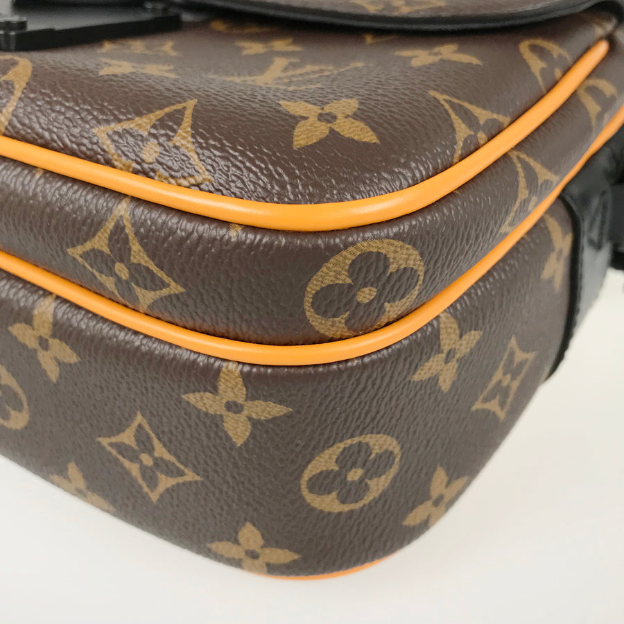 LOUIS VUITTON Monogram Macassar S Lock Messenger M46688 Shoulder bag