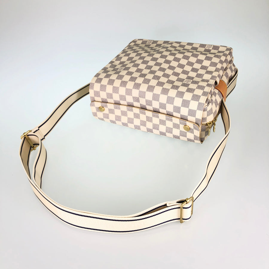 LOUIS VUITTON Damier Azur Naviglio N51189 Shoulder bag