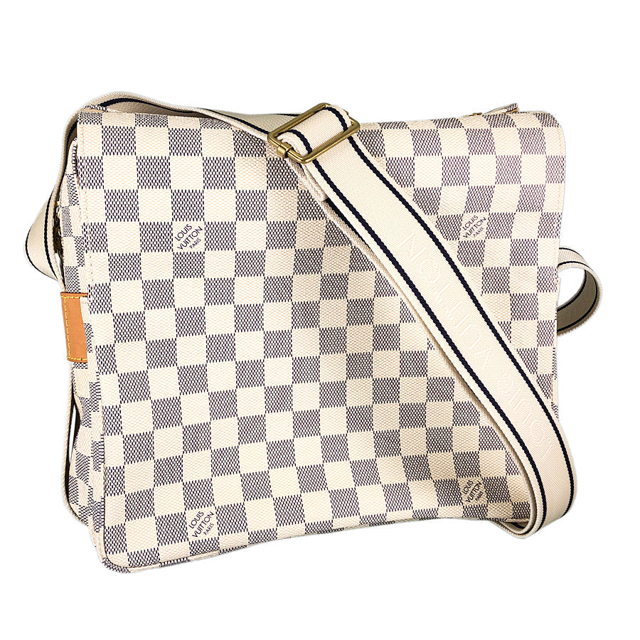 LOUIS VUITTON Damier Azur Naviglio N51189 Shoulder bag