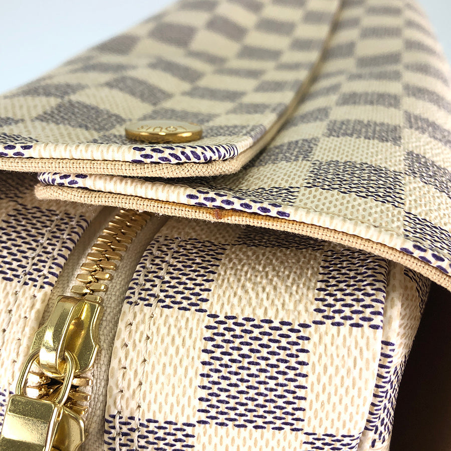 LOUIS VUITTON Damier Azur Naviglio N51189 Shoulder bag