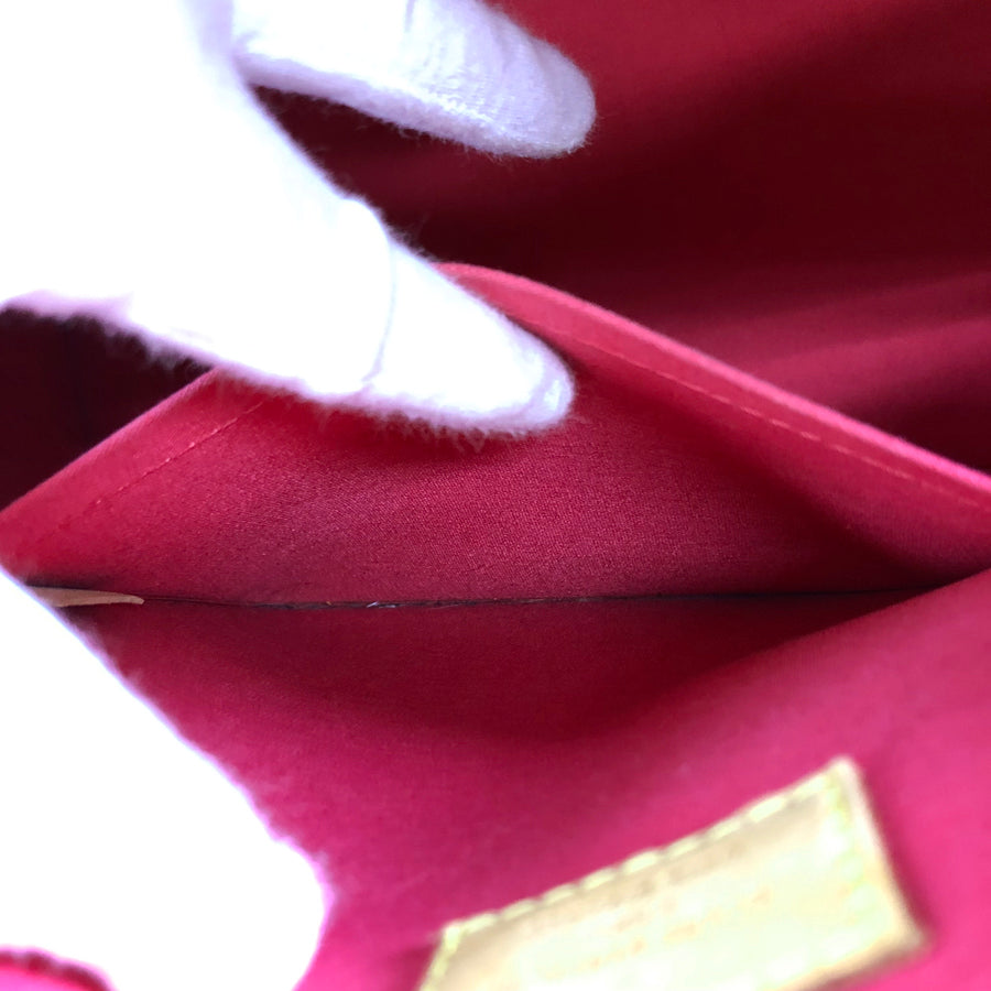 LOUIS VUITTON Vernis Rose Alma MM M93686 Hand bag