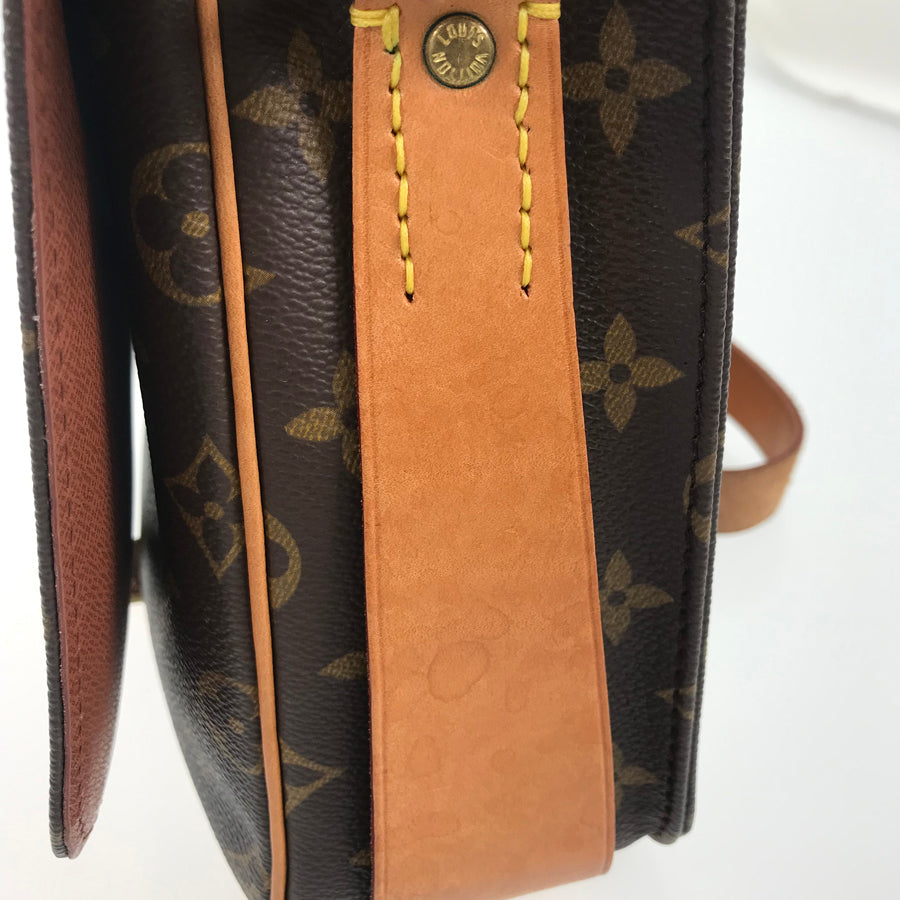 LOUIS VUITTON Monogram Cartouchiere Shoulder Bag