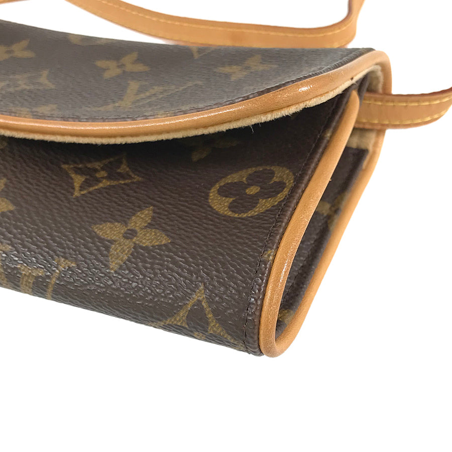 LOUIS VUITTON Monogram Pochette Twin PM M51854 Shoulder bag