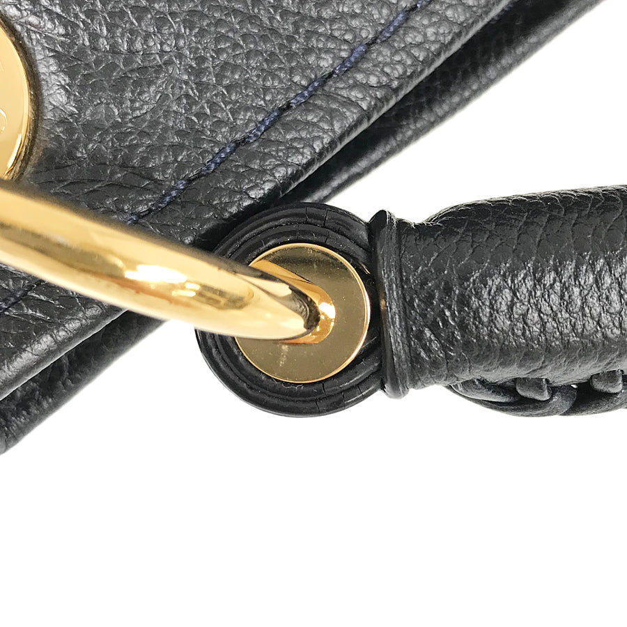 LOUIS VUITTON Artsy MM in Monogram Emplant Semi-Shoulder Shoulder Bag