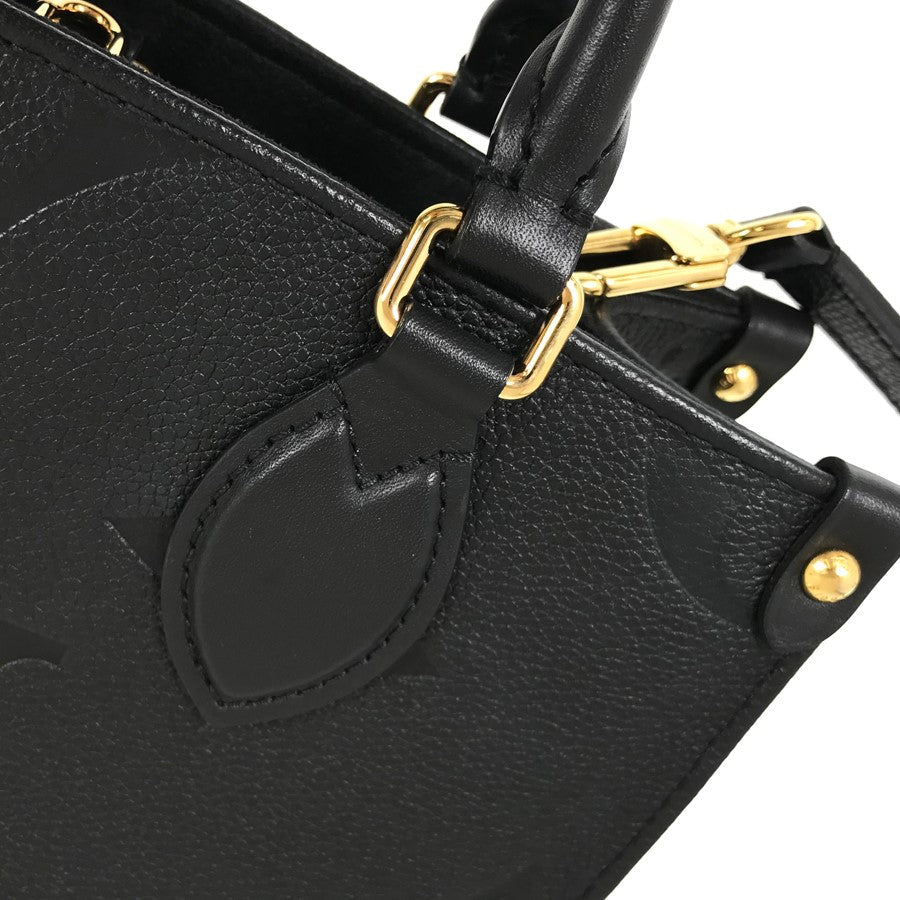 LOUIS VUITTON Monogram Empreinte On the Go PM 2WAY Shoulder Bag Handbag