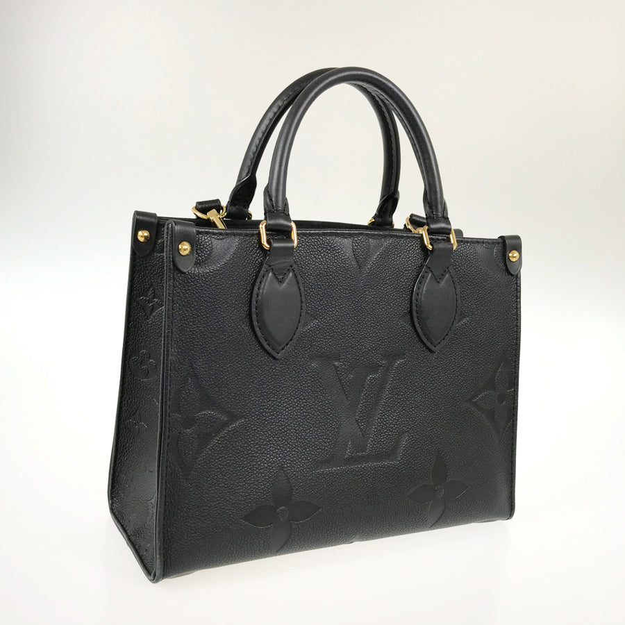 LOUIS VUITTON Monogram Empreinte On the Go PM 2WAY Shoulder Bag Handbag