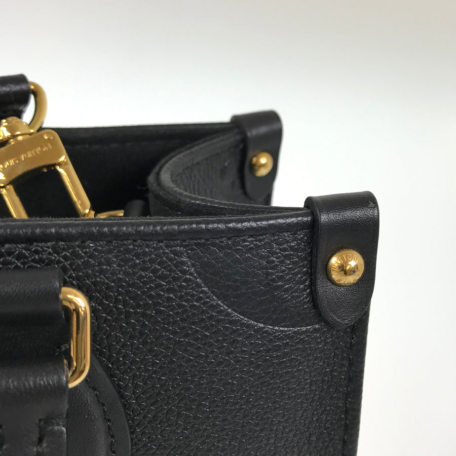 LOUIS VUITTON Monogram Empreinte On the Go PM 2WAY Shoulder Bag Handbag