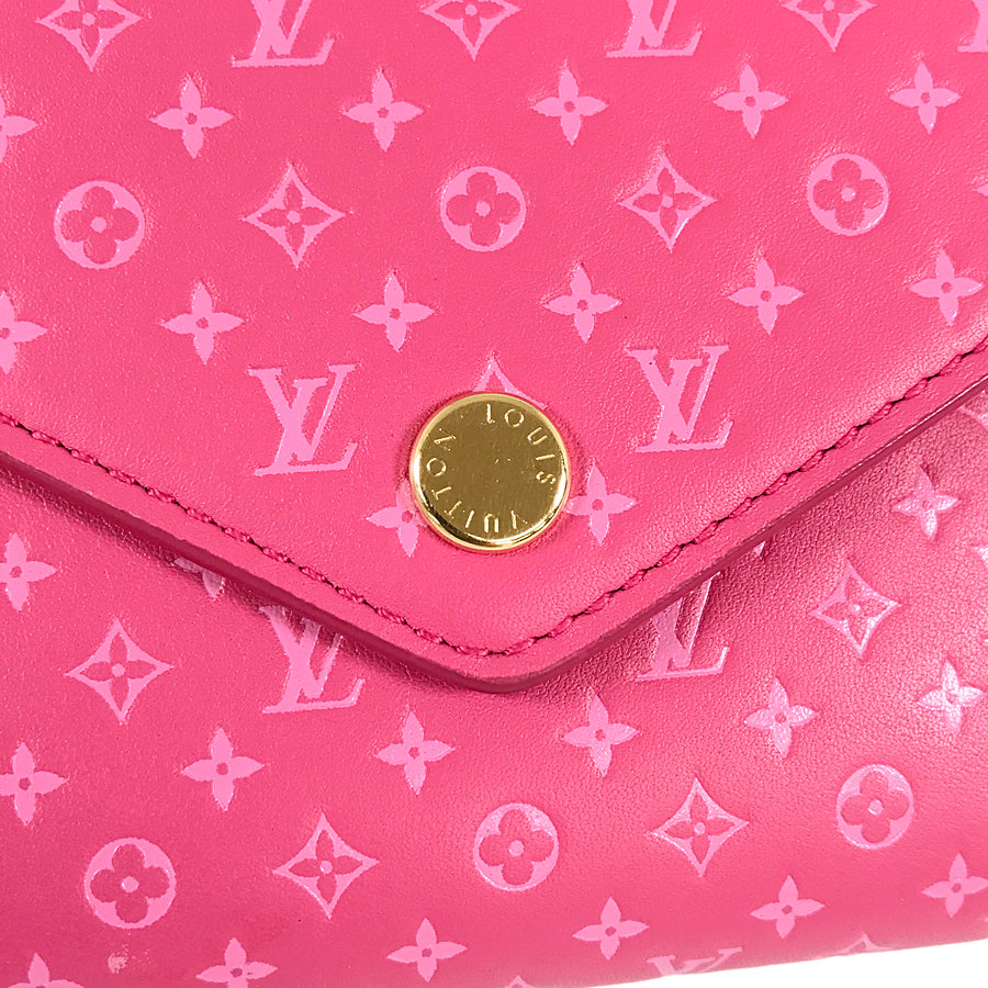 LOUIS VUITTON Nanogram Portefeiulle Victorine Tri-fold wallet